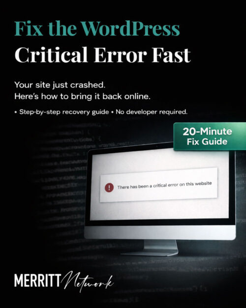 Fixing the WordPress White Screen of Death - what to do when you receive a wordpress critical error - there has been a critical error on this website
